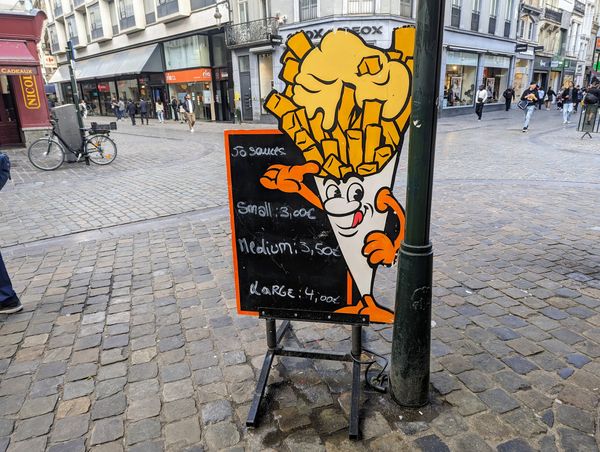 Die besten Fritten in Brüssel