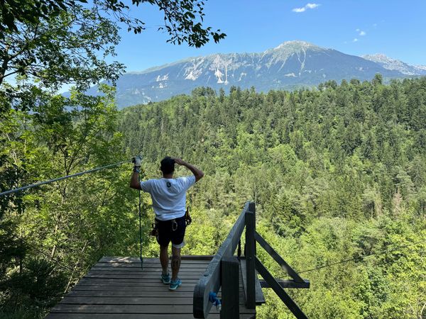 Adrenalin-Kick über Bleds Natur