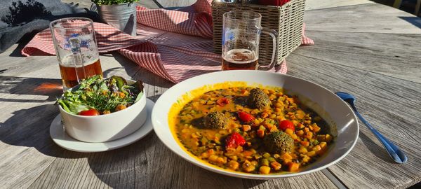 Wandern und einkehren