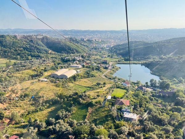 Atemberaubende Aussicht über Tirana