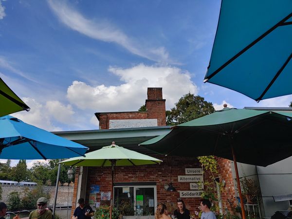 Charmantes Café an der Fulda