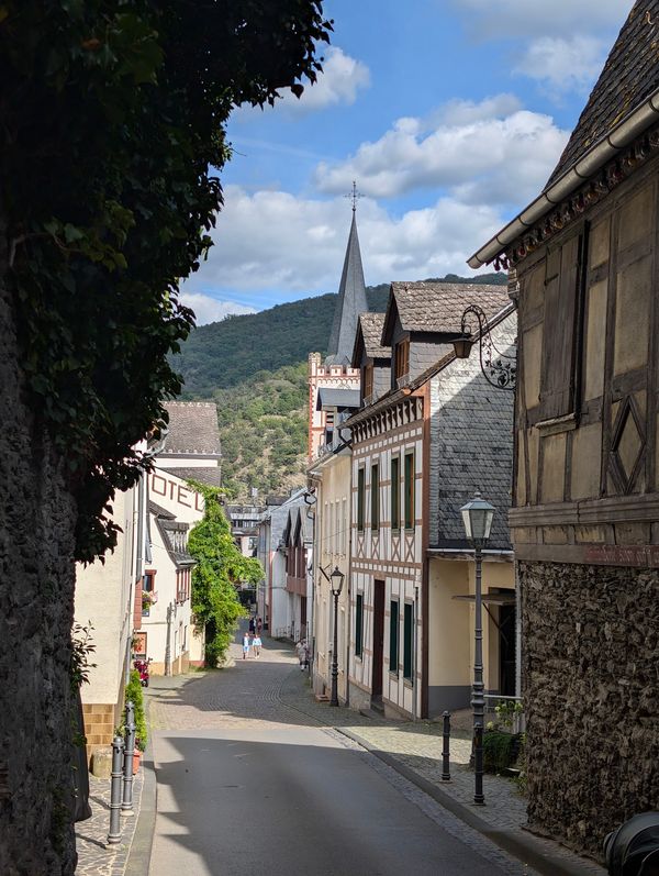 Malerische Fachwerkstadt am Rhein