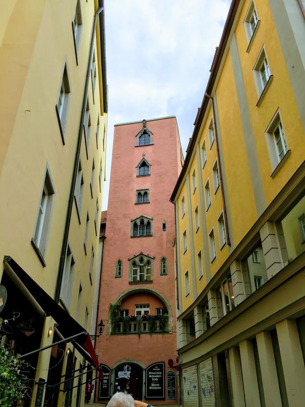 Fotografiere das berühmte Fresko des biblischen Kampfes