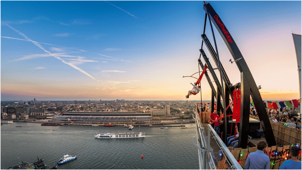 Schwindelerregende Aussichten über Amsterdam