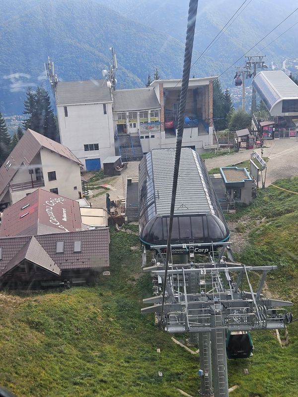 Atemberaubende Aussicht von der Gondel