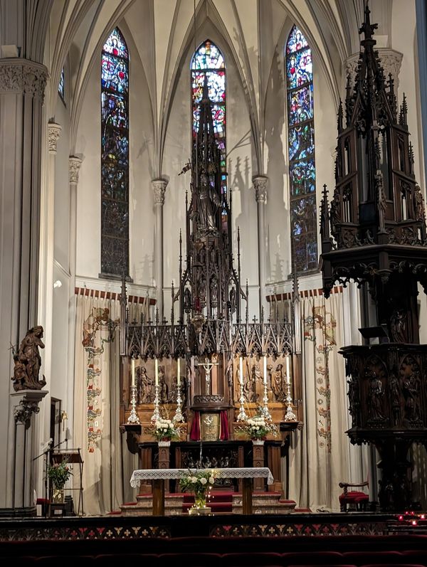 Geheime Kirche in Einkaufsstraße