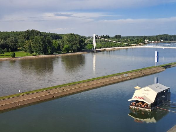 Spaziergang entlang der Drava