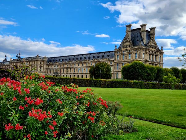 Historische Gärten hinter dem Louvre