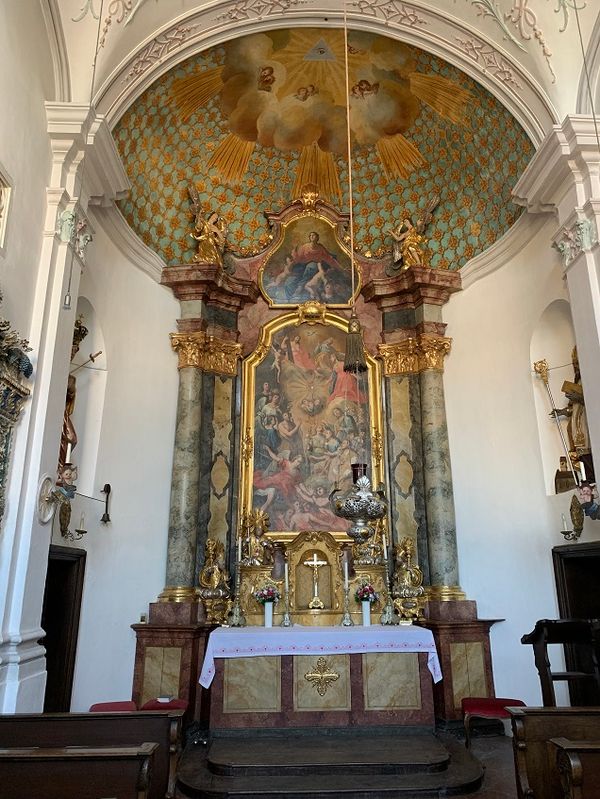 Stille Momente in historischer Kapelle