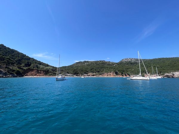 Entspannung am goldenen Sandstrand