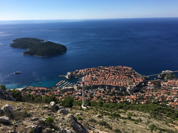 Panoramablick über Dubrovnik