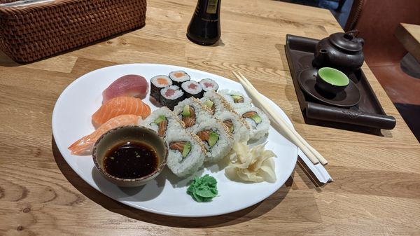 Entdecken Sie veganes Sushi bei Wasabi