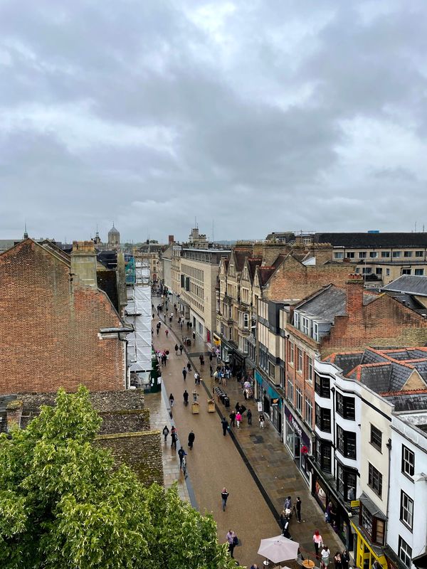 Blick über Oxford vom Turm