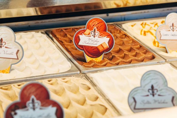 Bestes Eis der Insel