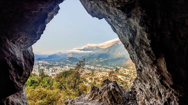 Panoramablick über Grenoble