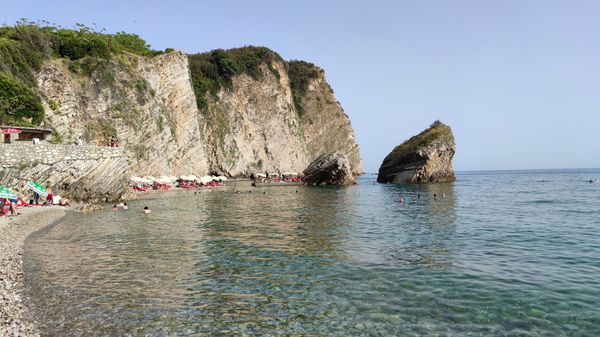 Einsame Strände nahe Budva