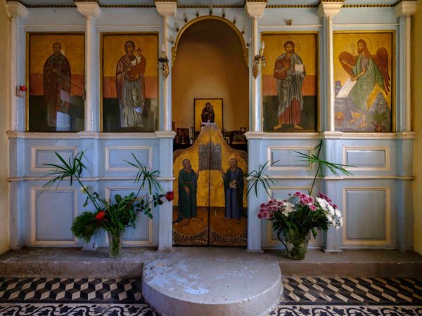 Einzigartige Kirche im Meer