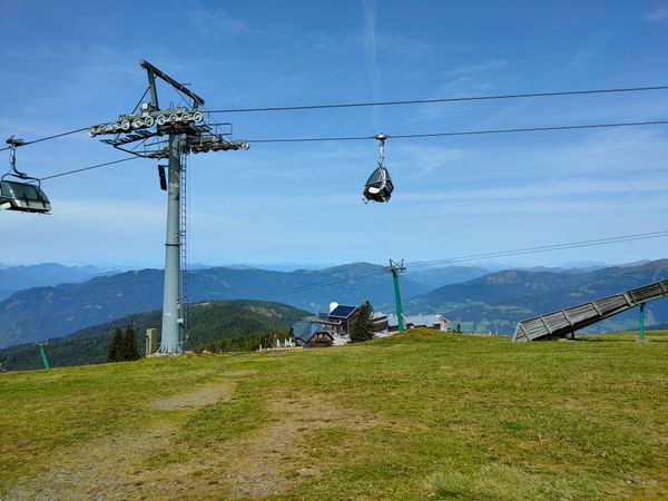 Wandern und Fliegen über Kärnten