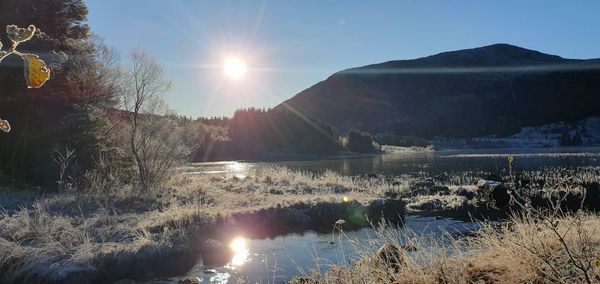 Angeln in der Ruhe der Natur