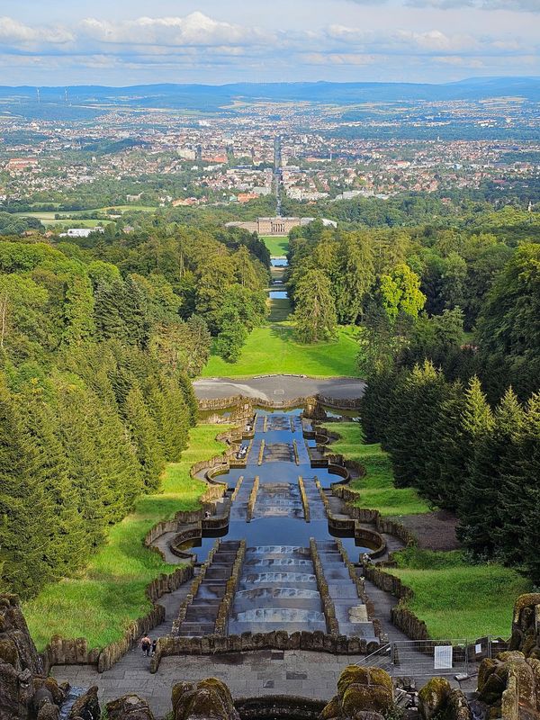 UNESCO-Weltkulturerbe mit Wasserspielen