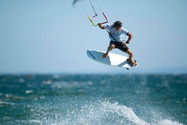 Action am Strand