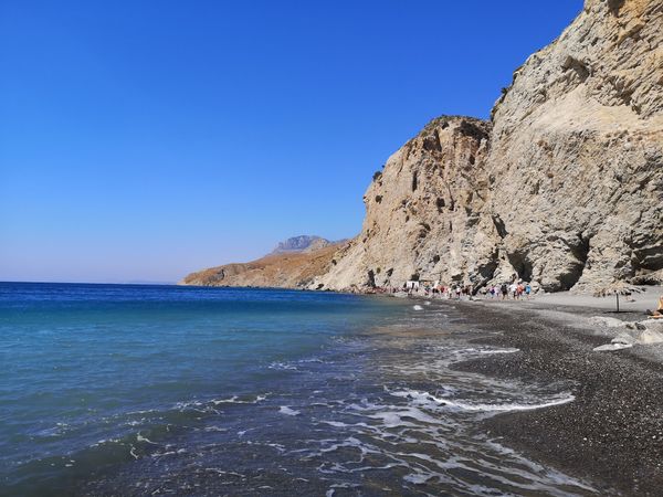 Natürliche Thermalquellen am Strand