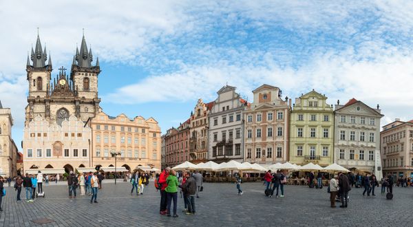 Atemberaubende Aussicht über Prags Altstadt