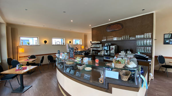 Gesunde Kuchen und Kaffeespezialitäten