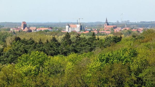 Panoramablick über Güstrows Natur