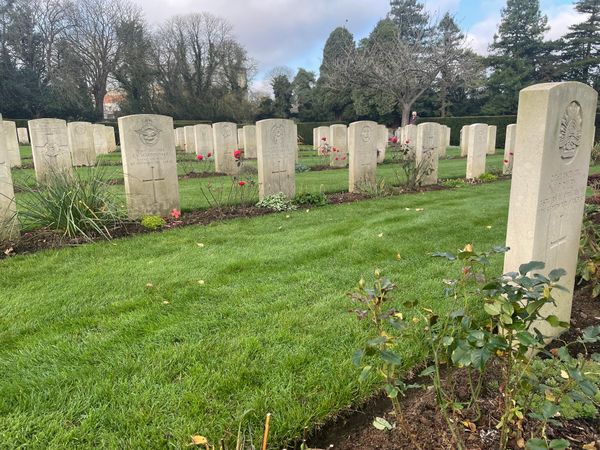 Friedhof mit Kriegsgeschichte