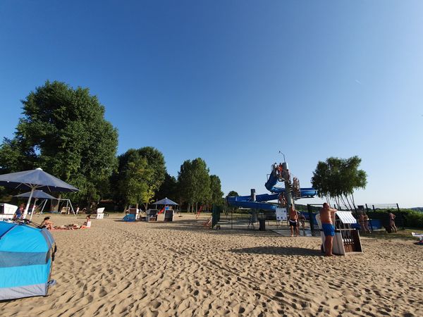 Schwimmen in unberührter Natur