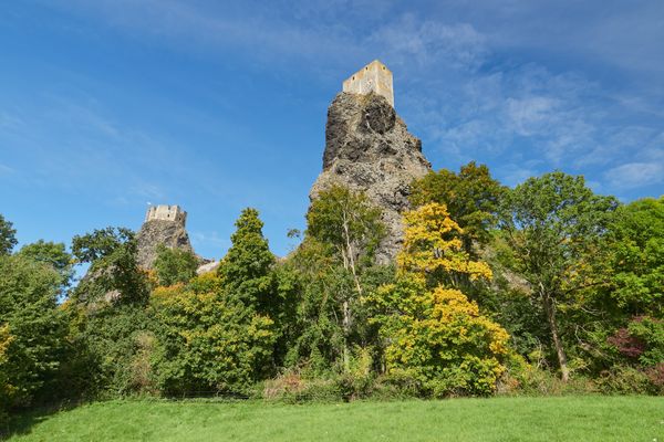 Ruinen mit atemberaubender Aussicht