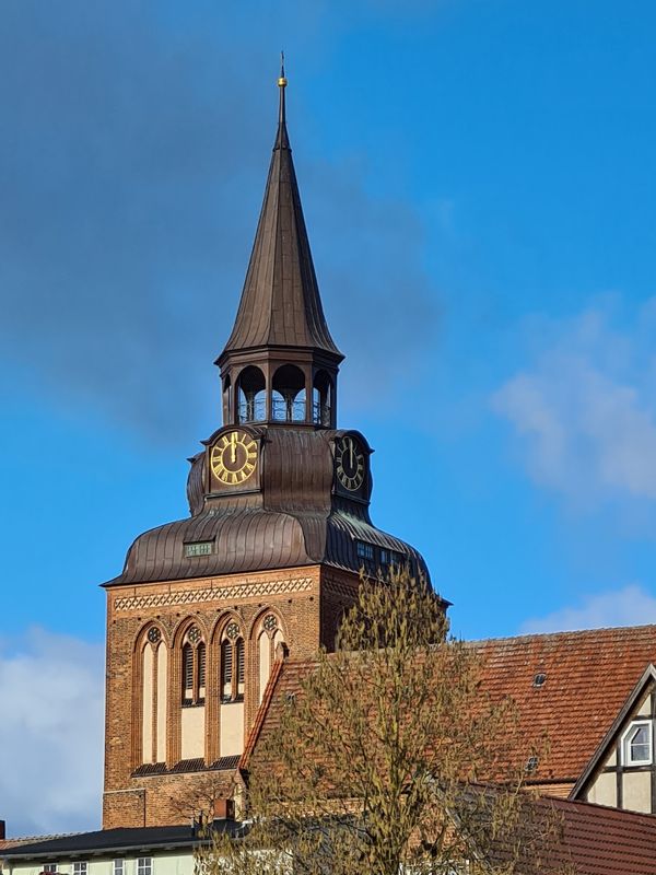 Ausblick über Güstrows Dächer