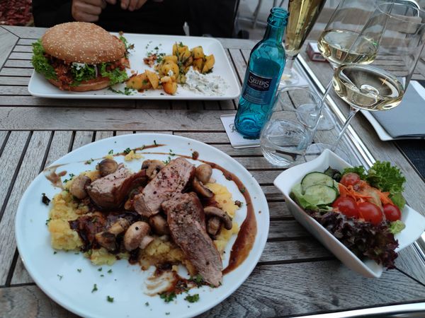 Regionale Küche direkt an der Lahn
