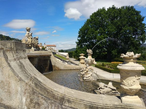 Barocker Garten für romantische Spaziergänge