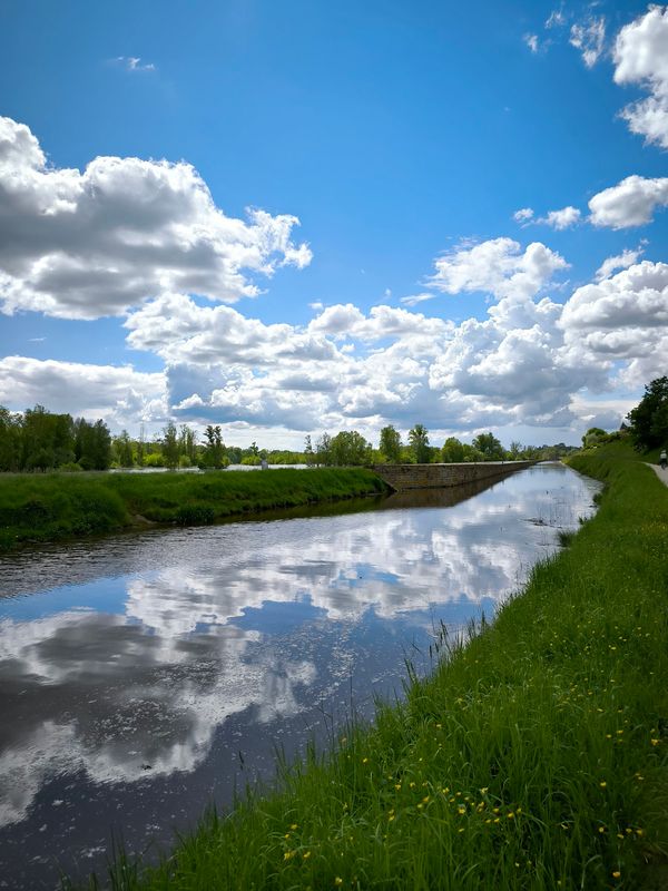 Entspannte Momente am Ufer der Loire