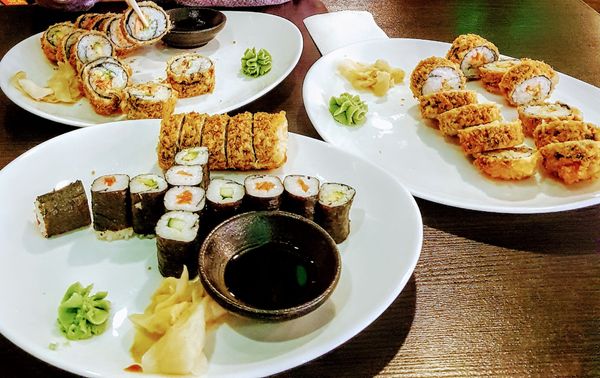 Entdecken Sie veganes Sushi bei Wasabi