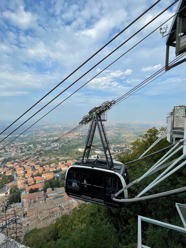 Atemberaubende Aussichten per Seilbahn