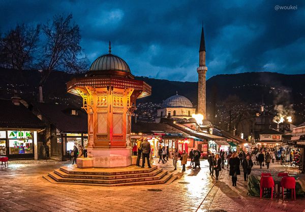 Symbol Sarajevos und Treffpunkt
