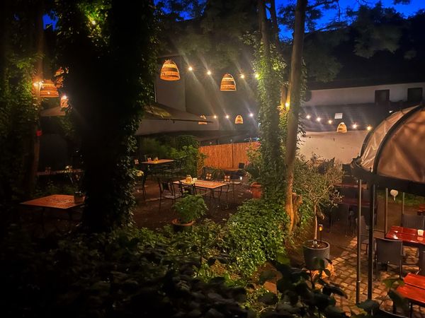 Genieße Fischspezialitäten im Wintergarten