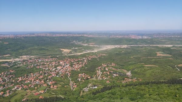 Atemberaubende Aussicht über Belgrad