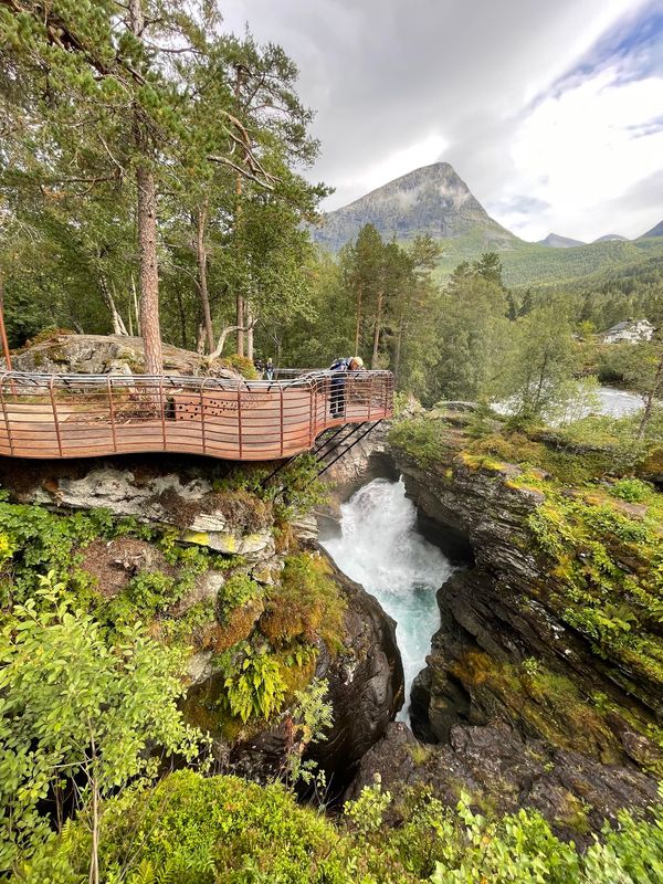 Adrenalin im Gudbrandsjuvet Canyon