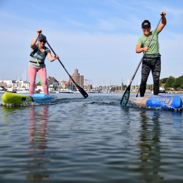 Auf dem Wasser die Ruhe genießen