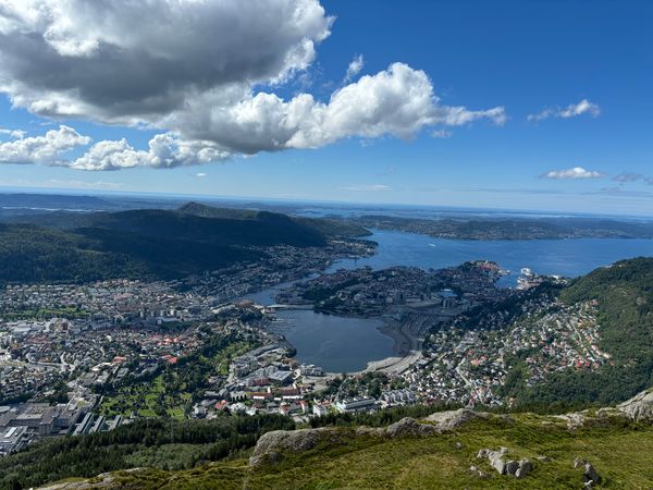 Panoramablick vom höchsten Berg