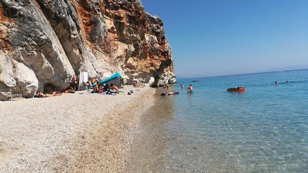 Abgeschiedener Strand mit Natur pur