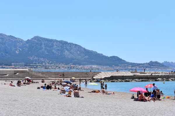 Sonnenbaden am Stadtstrand