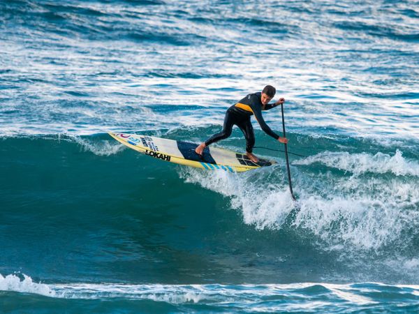 Surfen lernen am Strand