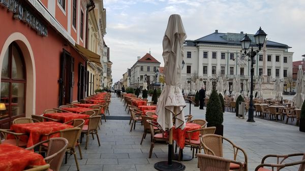 Speisen mit Aussicht im Palffy Etterem