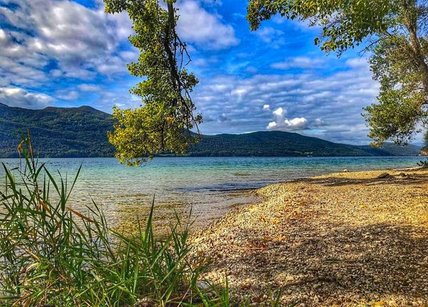 Geheimer Badeplatz am Bourget See