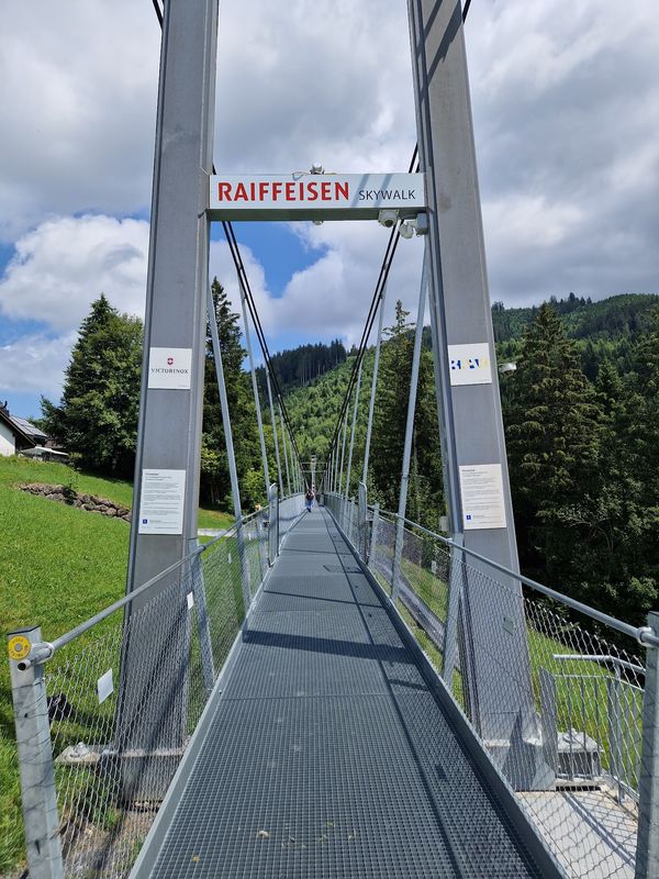 Schwindelerregende Höhen auf dem Skywalk